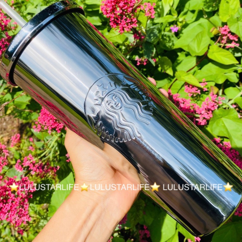 STARBUCKS ⭐️ RARE MIRROR CHROME TUMBLER